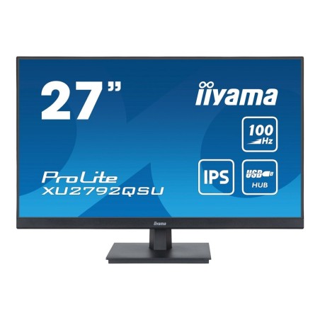 iiyama ProLite monitor komputerowy 68,6 cm (27") 2560 x 1440 px Dual WQHD LED Czarny