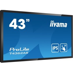 Płaski panel interaktywny Iiyama T4362AS-B1 - 108 cm (42.5") - IPS - 3840 x 2160 pikseli - 24/7