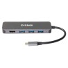 5-IN-1 USB-C HUB W HDMI/1XHDMI 3XUSB3.0 1XUSB-C PORT