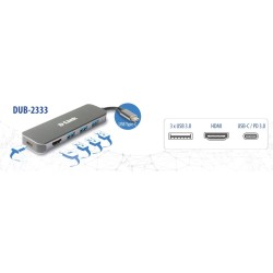 5-IN-1 USB-C HUB W HDMI/1XHDMI 3XUSB3.0 1XUSB-C PORT