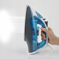 Żelazko parowe Black+Decker BXIR2200E (2200W biało-niebieski)