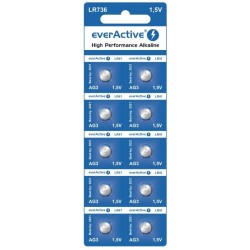 EVERACTIVE BATERIE ALKALICZNE MINI G3 LR736 LR41, BLISTER 10 SZT. EVAG3