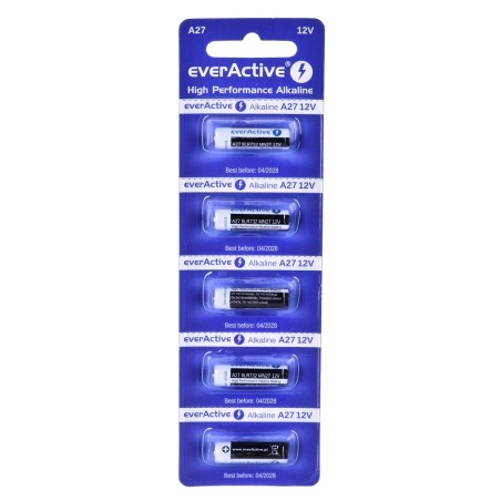 EVERACTIVE BATERIE ALKALICZNE 27A 12V, BLISTER 5 SZT. 27A5BL
