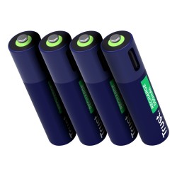 Baterie AAA Trust USB-C RECHARGEABLE BATTERIES 4P