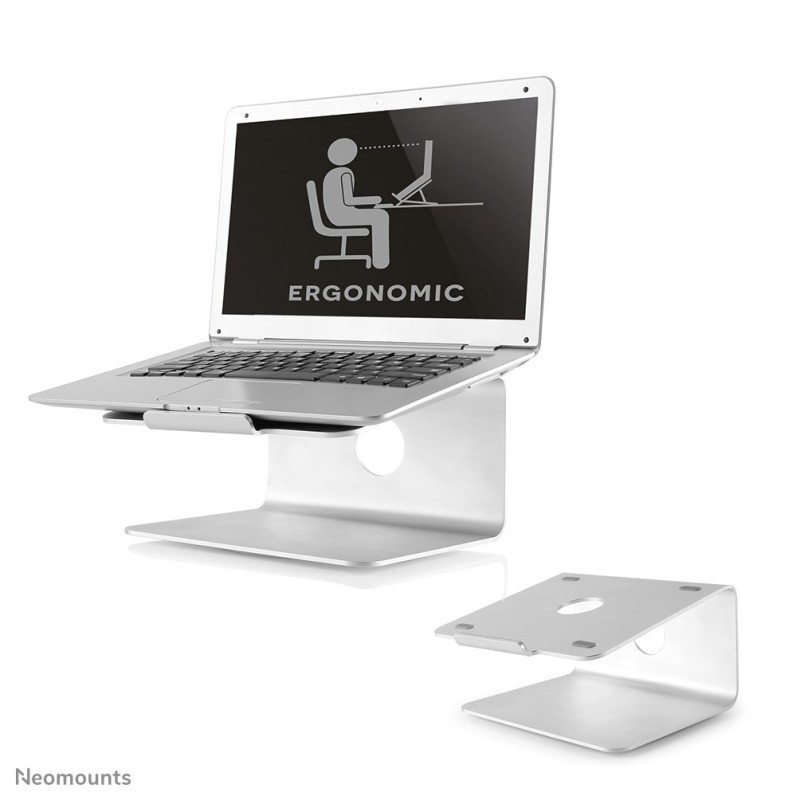 Neomounts NSLS050 stojak na laptop Podstawka na notebooka Srebrny 43,2 cm (17") Neomounts NSLS050 stojak na laptop Podstawka na notebooka Srebrny 43,2 cm (17")