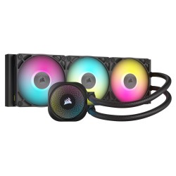 Corsair iCUE LINK TITAN RX RGB Procesor Chłodnica cieczy all-in-one 12 cm Czarny 1 szt.