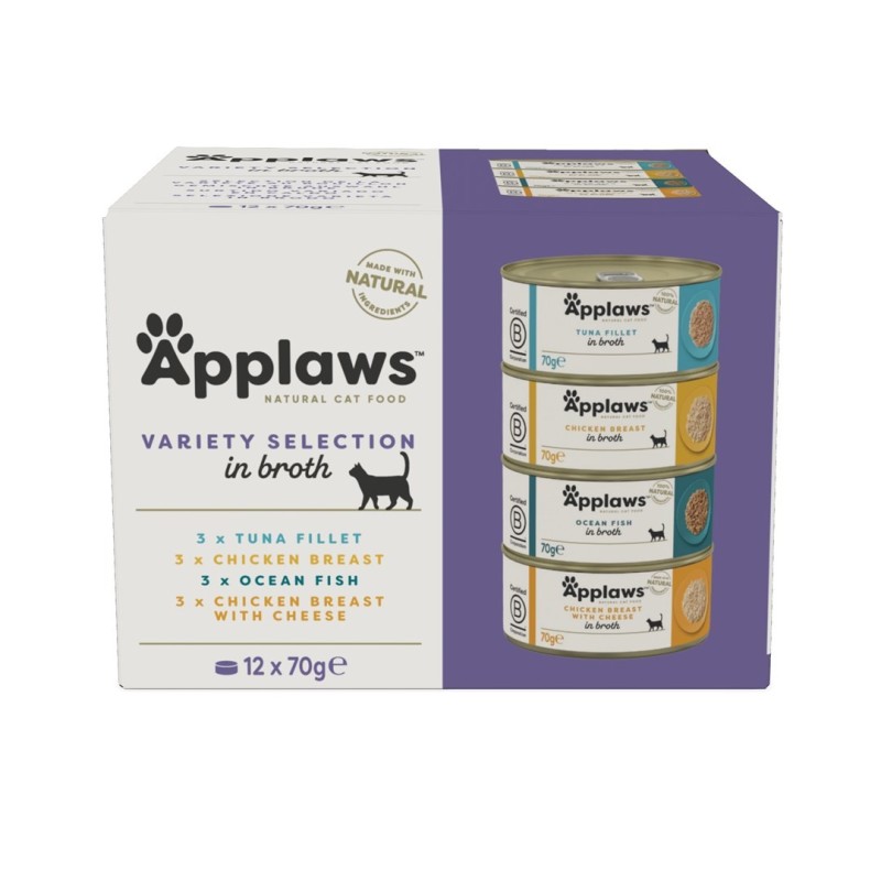 APPLAWS CAT Supreme Selection - mokra karma dla kotów - MIX smaków 12x70g APPLAWS CAT Supreme Selection - mokra karma dla kotów - MIX smaków 12x70g