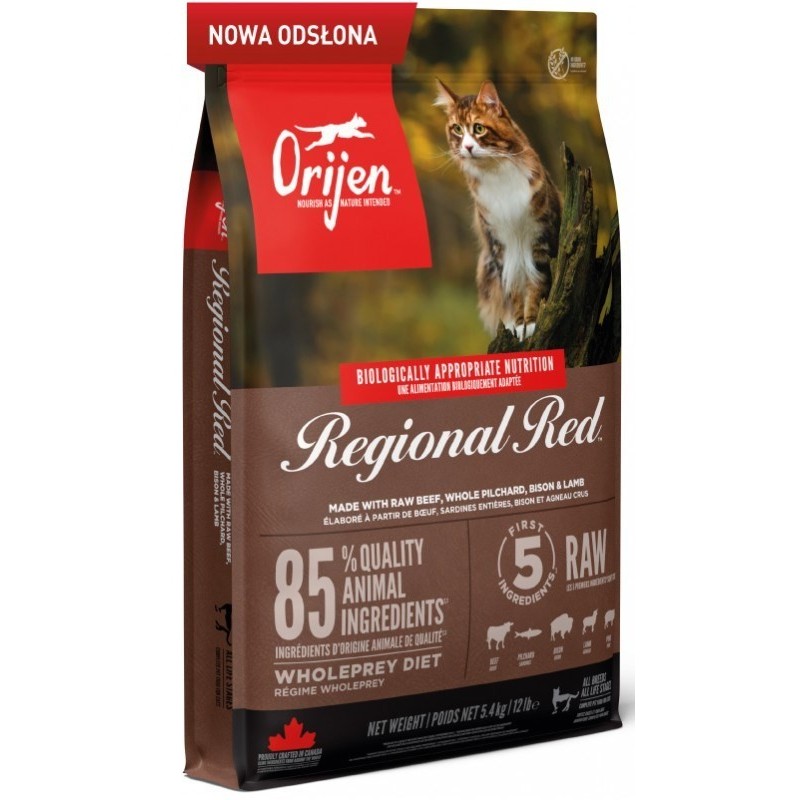 ORIJEN Regional Red Cat 5,4kg ORIJEN Regional Red Cat 5,4kg