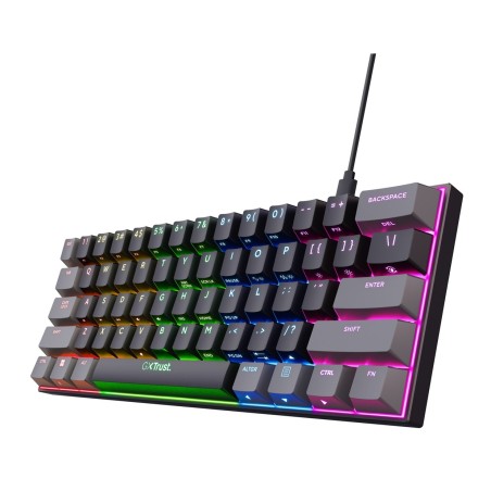 Klawiatura gamingowa TRUST GXT867 Acira Black