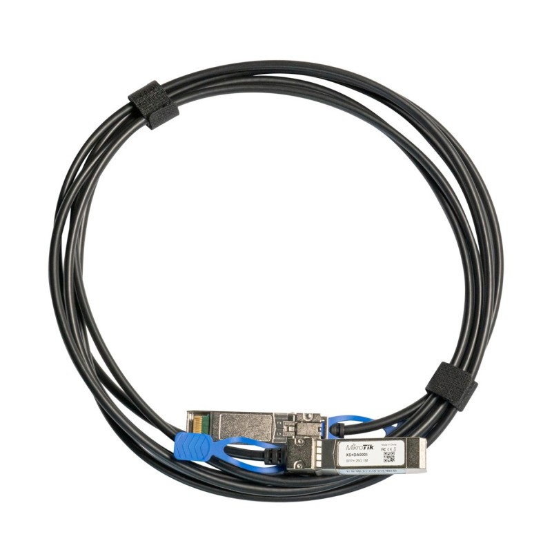 Mikrotik XS+DA0001 kabel InfiniBand / światłowodowy 1 m SFP/SFP+/SFP28 Czarny Mikrotik XS+DA0001 kabel InfiniBand / światłowodowy 1 m SFP/SFP+/SFP28 Czarny