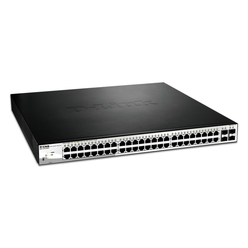 D-Link DGS-1210-52MP - Zarządzany - L2 - Gigabit Ethernet (10/100/1000) - Pełny dupleks - Power over Ethernet (PoE) D-Link DGS-1210-52MP - Zarządzany - L2 - Gigabit Ethernet (10/100/1000) - Pełny dupleks - Power over Ethernet (PoE)