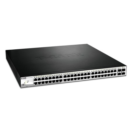 D-Link DGS-1210-52MP - Zarządzany - L2 - Gigabit Ethernet (10/100/1000) - Pełny dupleks - Power over Ethernet (PoE)
