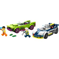 LEGO City 60415 Pościg radiowozu za muscle carem