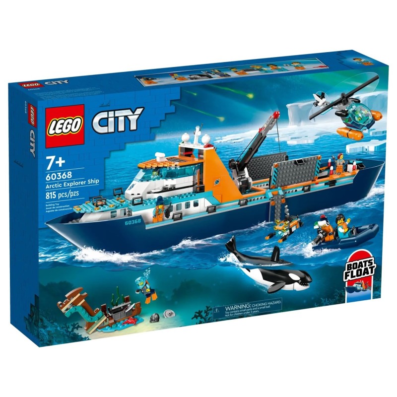 LEGO City 60368 Łódź badacza Arktyki LEGO City 60368 Łódź badacza Arktyki