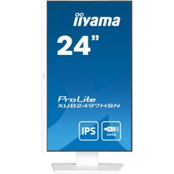 Płaski ekran iiyama 24 XUB2497HSN-W2 HDMI DP USB USB-C - 60,5 cm