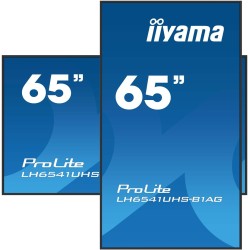 Monitor IIYAMA 164,0 cm (65") LH6541UHS-B1AG 16:9 3xHDMI+USB IPS