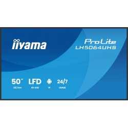Monitor iiyama LH5064UHS-B1AG 50 IN LCD UHD - Płaski ekran - 127 cm