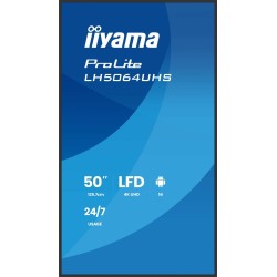 Płaski ekran iiyama LH7564UHS-B1AG 75 IN LCD UHD - 190.5 cm