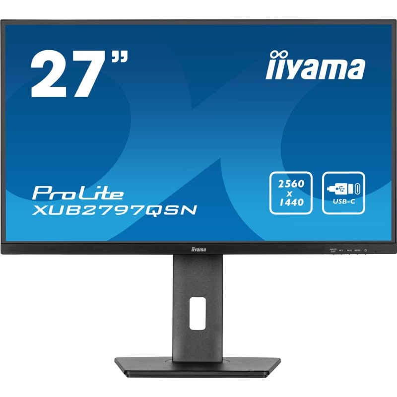 Monitor IIYAMA 68.5cm (27") XUB2797QSN-B2 16:9 HDMI+DP+USB-C Monitor IIYAMA 68.5cm (27") XUB2797QSN-B2 16:9 HDMI+DP+USB-C