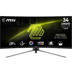 Zakrzywiony monitor do gier MSI MAG 345CQRDE 34" - Płaski ekran - 86,4 cm