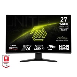 Zakrzywiony monitor do gier MSI MAG 274CQFDE 27" - Płaski ekran - 68,6 cm