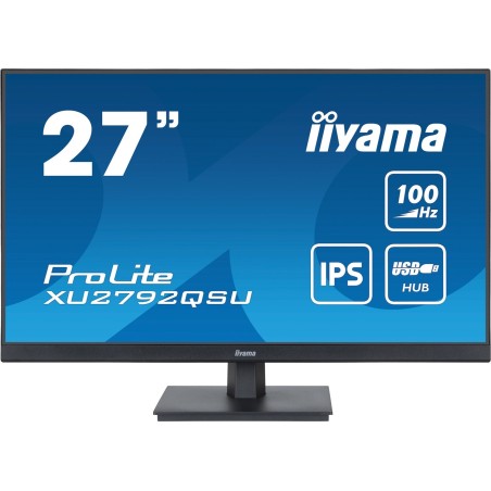 iiyama ProLite monitor komputerowy 68,6 cm (27") 2560 x 1440 px Dual WQHD LED Czarny