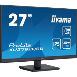 iiyama ProLite monitor komputerowy 68,6 cm (27") 2560 x 1440 px Dual WQHD LED Czarny