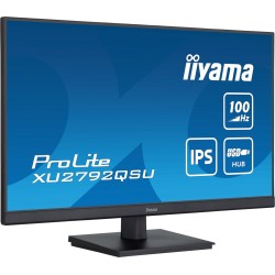iiyama ProLite monitor komputerowy 68,6 cm (27") 2560 x 1440 px Dual WQHD LED Czarny