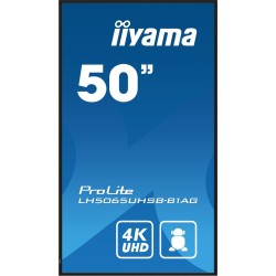 iiyama ProLite LH5065UHSB-B1AG - Przekątna 50" - Płaski ekran - 125.7 cm