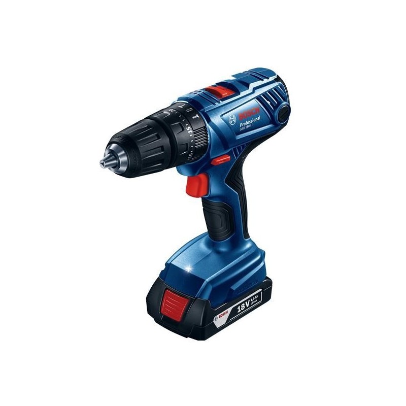 BOSCH WIERTARKO-WKRĘTARKA UDAROWA 18V 54/21Nm 2x2,0Ah LI-ION GSB 180-LI BOSCH WIERTARKO-WKRĘTARKA UDAROWA 18V 54/21Nm 2x2,0Ah LI-ION GSB 180-LI