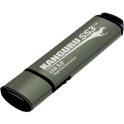 Pendrive Kanguru KF3WP256G - 256 GB - USB Type-A - 3.2 Gen 1 (3.1 Gen 1) - 400 MB/s - Zaślepka - Zielona