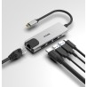 Adapter D-Link DUB-M520 - Przewodowy - Thunderbolt 3 - 60 W - 10,100,1000 Mbit/s - IEEE 802.3 - IEEE 802.3ab - IEEE 802.3az -