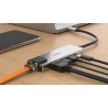 Adapter D-Link DUB-M520 - Przewodowy - Thunderbolt 3 - 60 W - 10,100,1000 Mbit/s - IEEE 802.3 - IEEE 802.3ab - IEEE 802.3az -