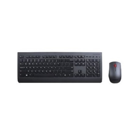 Lenovo Professional Wireless Keyboard and Mouse Combo - Niemiecki - Pełny rozmiar (100%) - Bezprzewodowy - RF Wireless - QWERTZ