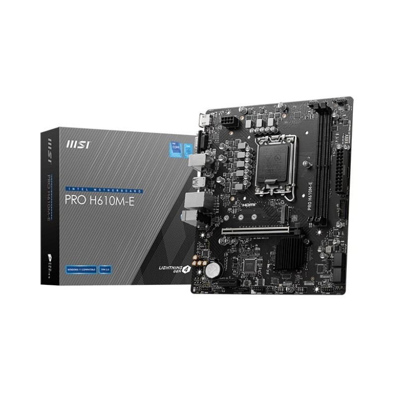Płyta główna MSI PRO H610M-E Płyta główna MSI PRO H610M-E