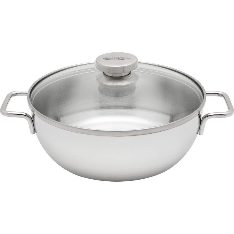 Patelnia głęboka z 2 uchwytami i pokrywką DEMEYERE Apollo 7 40850-766-0 - 24 cm Patelnia głęboka z 2 uchwytami i pokrywką DEMEYERE Apollo 7 40850-766-0 - 24 cm