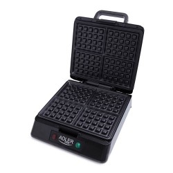 Gofrownica Adler AD 3036 (1500W kolor srebrny)