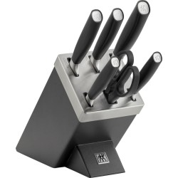 Zestaw 5 noży w bloku samoostrzącym ZWILLING AllStar 33780-500-0 - srebrny