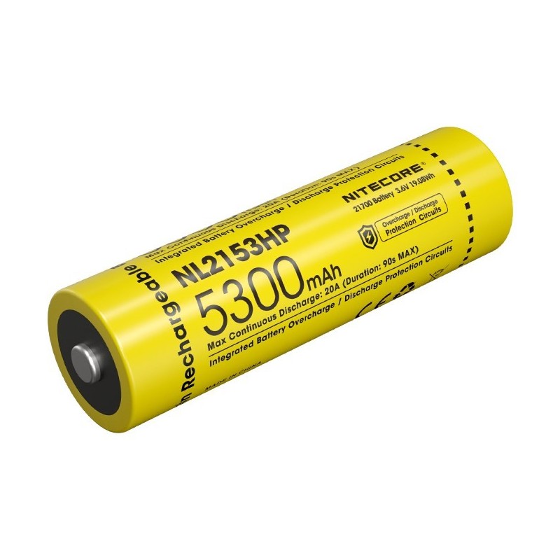 Akumulator Nitecore NL2153HP 21700 5300mAh LI-ION 3,6V Akumulator Nitecore NL2153HP 21700 5300mAh LI-ION 3,6V