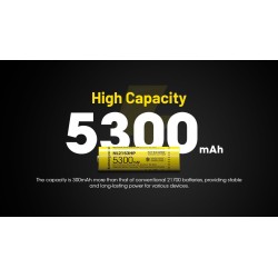 Akumulator Nitecore NL2153HP 21700 5300mAh LI-ION 3,6V