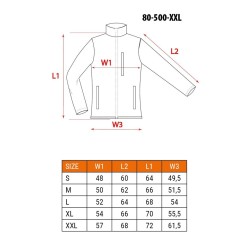 NEO tools 80-500-XXL bluza/bluza z kapturem
