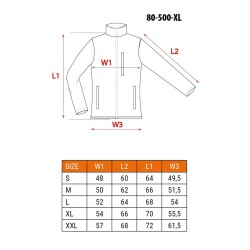 NEO tools 80-500-XL bluza/bluza z kapturem