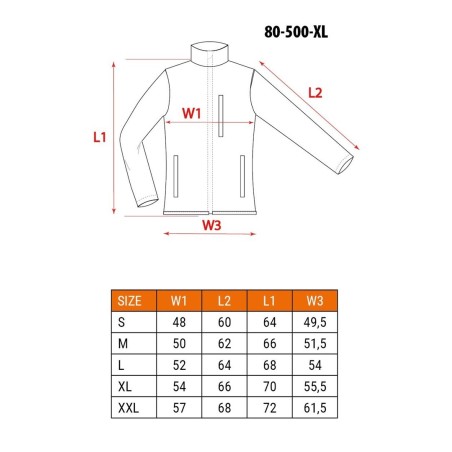 NEO tools 80-500-XL bluza/bluza z kapturem