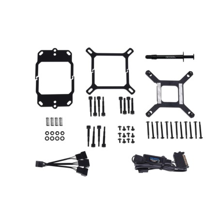 Alphacool 11999 system chłodzenia komputerów Procesor Chłodnica powietrza 12 cm Czarny 1 szt.