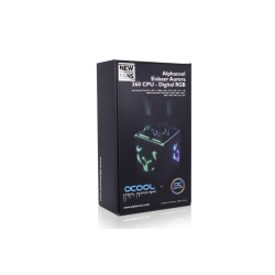 Alphacool 11999 system chłodzenia komputerów Procesor Chłodnica powietrza 12 cm Czarny 1 szt.