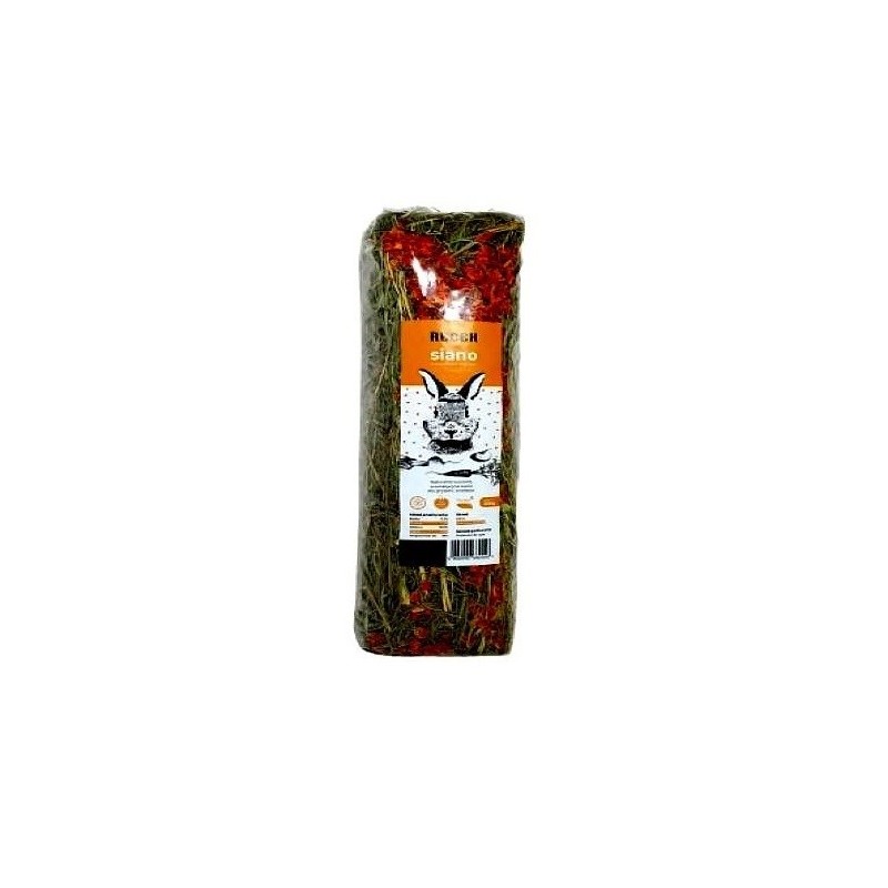 RECEK Siano Łąkowe z dodatkiem marchewki 1kg RECEK Siano Łąkowe z dodatkiem marchewki 1kg