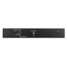 D-Link DGS-1008MP łącza sieciowe Nie zarządzany Gigabit Ethernet (10/100/1000) Obsługa PoE 1U Czarny