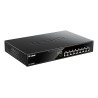 D-Link DGS-1008MP łącza sieciowe Nie zarządzany Gigabit Ethernet (10/100/1000) Obsługa PoE 1U Czarny