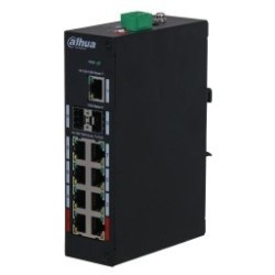 Dahua Technology PFS3211-8GT-120-V2 łącza sieciowe Nie zarządzany Gigabit Ethernet (10/100/1000) Obsługa PoE Montaż na