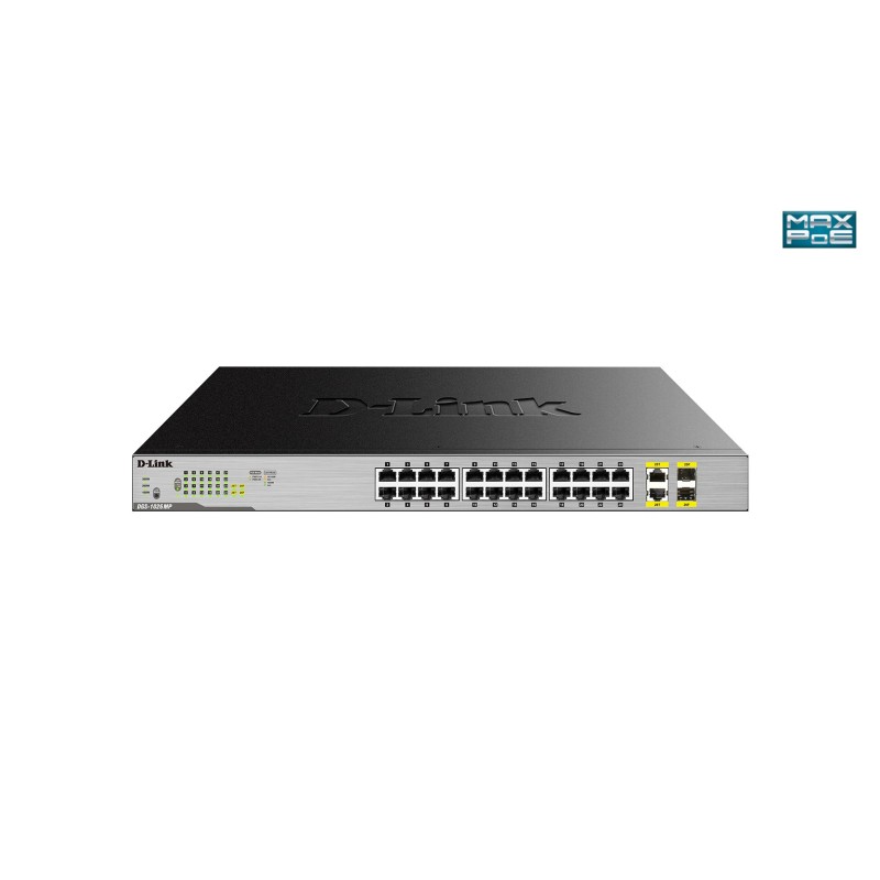 D-Link DGS-1026MP łącza sieciowe Nie zarządzany Gigabit Ethernet (10/100/1000) Obsługa PoE Czarny, Szary D-Link DGS-1026MP łącza sieciowe Nie zarządzany Gigabit Ethernet (10/100/1000) Obsługa PoE Czarny, Szary